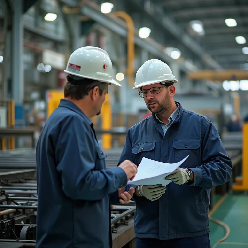 Visita a planta industrial